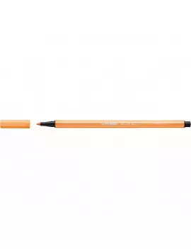 Pennarello Pen 68 Stabilo - 1 mm - 68/054 (Arancio Fluorescente Conf. 10)