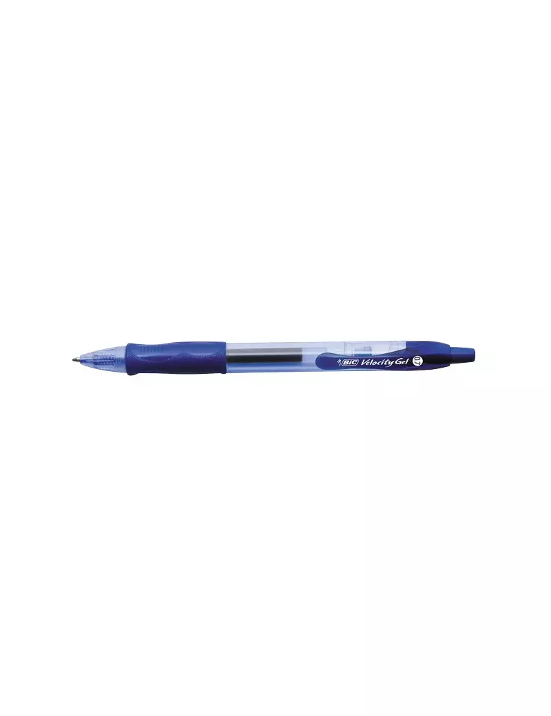 Penna Gel a Scatto Gelocity Bic 0,7 mm 829158 Blu 3086126600666