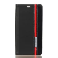 Cover Flip a Portafoglio in Ecopelle per Huawei Ascennd P9 (Nero)