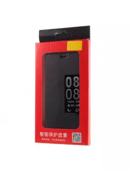 Cover Flip a Portafoglio Orizzontale S-View per Huawei Ascend P9 (Nero)