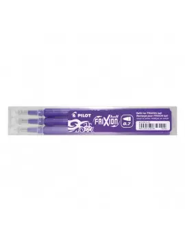 Refill per Penna a Sfera Cancellabile Frixion Ball Pilot - Viola (Conf. 3)