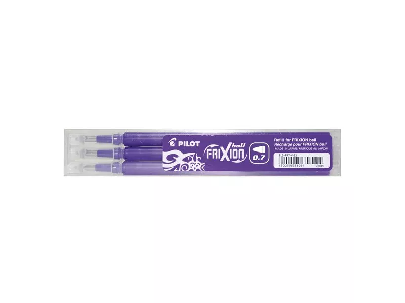 Refill per Penna a Sfera Cancellabile Frixion Ball Pilot - Viola (Conf. 3)