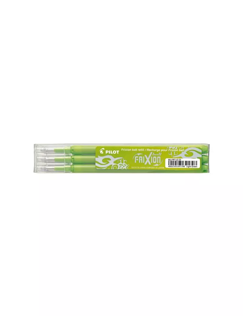 Refill per Penna a Sfera Cancellabile Frixion Ball Pilot - Verde Chiaro (Conf. 3) Refill per Penna a Sfera Cancellabile Frixion Ball Pilot - Verde Chiaro (Conf. 3)