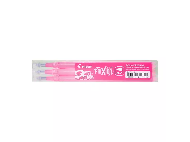 Refill per Penna a Sfera Cancellabile Frixion Ball Pilot - Rosa (Conf. 3)