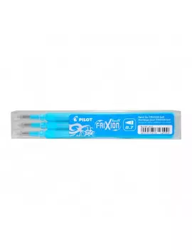 Refill Penna a sfera cancellabile Frixion Ball Pilot Blù Conf. 3