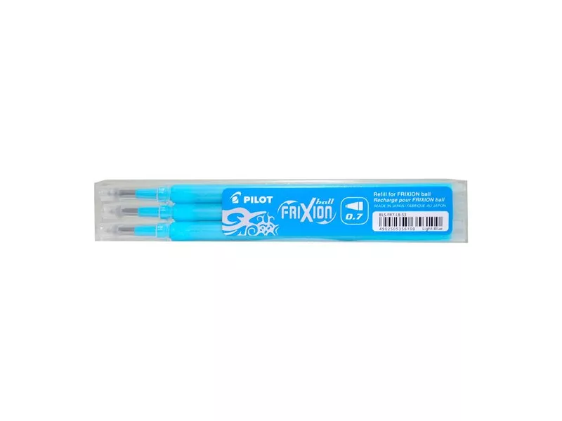 Refill per Penna a Sfera Cancellabile Frixion Ball Pilot - Azzurro (Conf. 3)