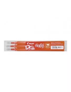 Refill per Penna a Sfera Cancellabile Frixion Ball Pilot - Arancio (Conf. 3)