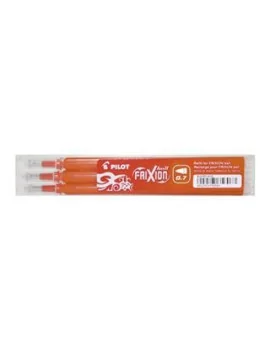 Refill per Penna a Sfera Cancellabile Frixion Ball Pilot - Arancio (Conf. 3)