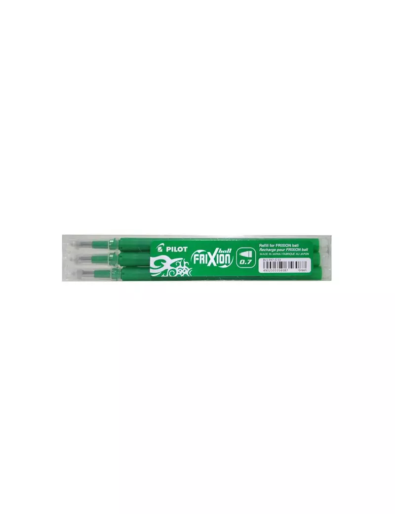 Refill per Penna a Sfera Cancellabile Frixion Ball Pilot - 0,7 mm - Verde (Conf. 3) Refill per Penna a Sfera Cancellabile Frixion Ball Pilot - 0,7 mm - Verde (Conf. 3)
