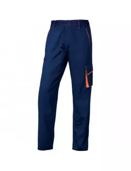 Pantalone da Lavoro Delta Plus - Blu/Arancione - XXL
