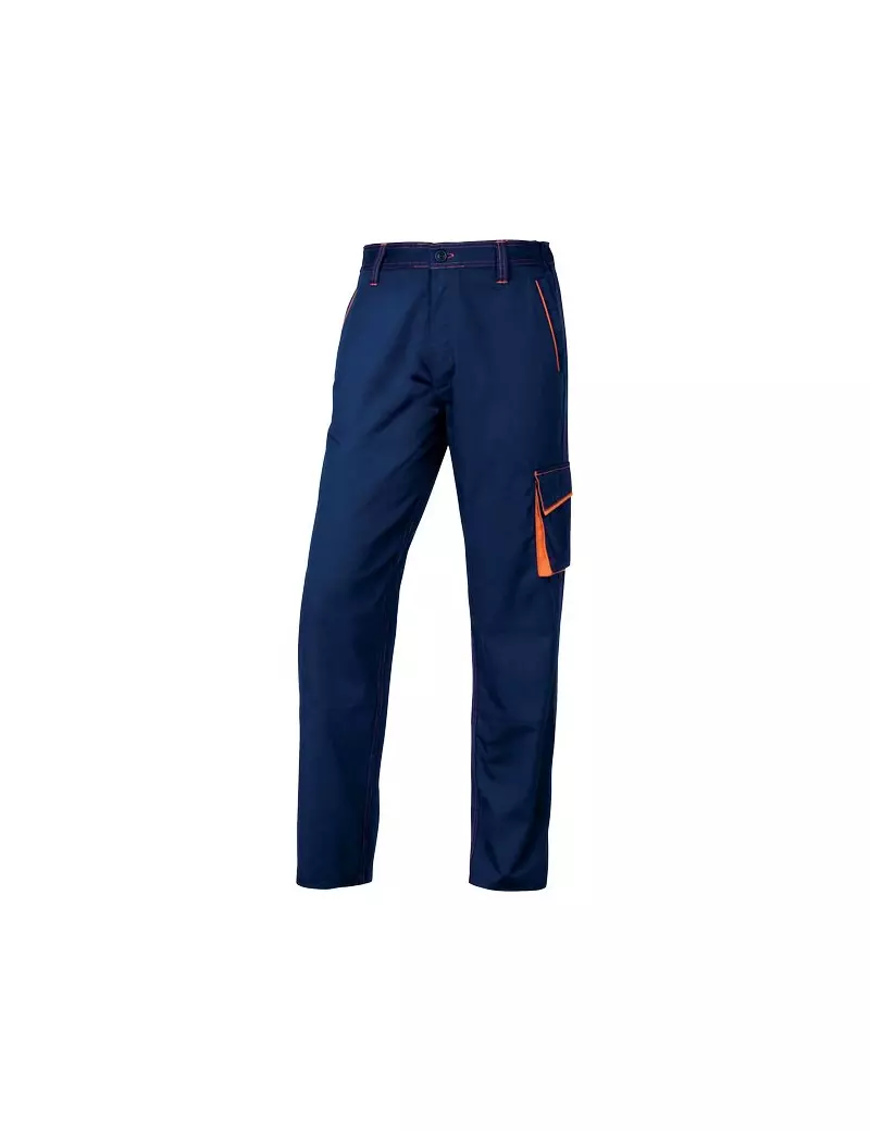 Pantalone da Lavoro Delta Plus - Blu/Arancione - XXL