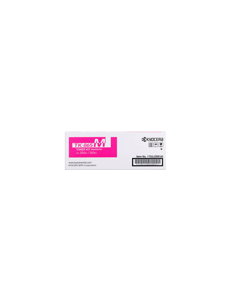 Toner Originale Kyocera TK-865M 1T02JZBEU0 (Magenta 12000 pagine)