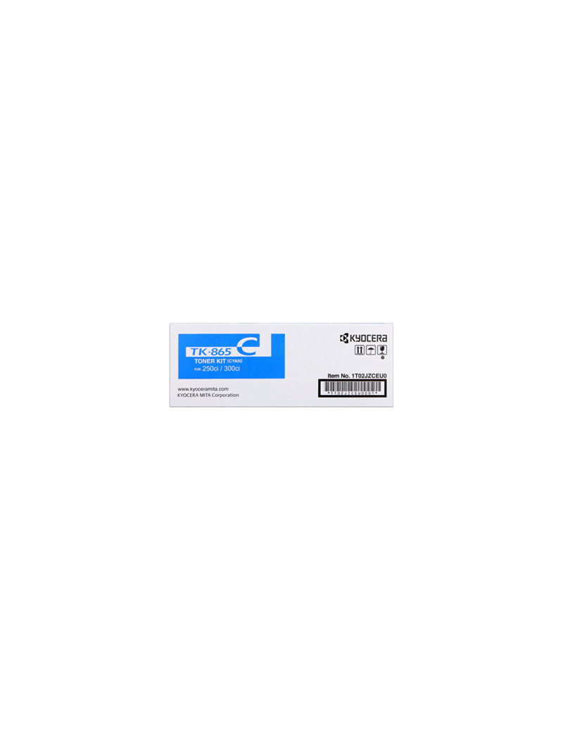 Toner Originale Kyocera TK-865C 1T02JZCEU0 (Ciano 12000 pagine) Toner Originale Kyocera TK-865C 1T02JZCEU0 (Ciano 12000 pagine)