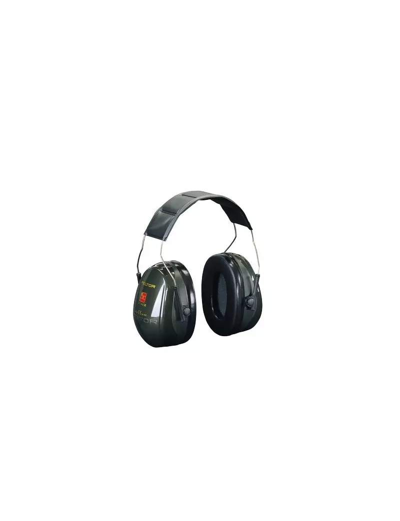 Cuffia H520A-407-GQ Optime II PELTOR 3M - Verde Cuffia H520A-407-GQ Optime II PELTOR 3M - Verde