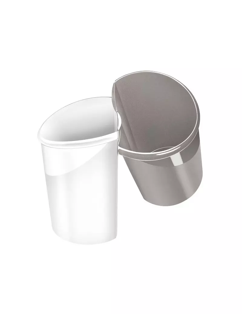 Cestino ELLYPSE - Bianco - 31,8x27,8x38 cm Cestino ELLYPSE - Bianco - 31,8x27,8x38 cm