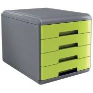 Cassettiera My Desk Arda - 29,5x38,5x28,2 cm - Verde
