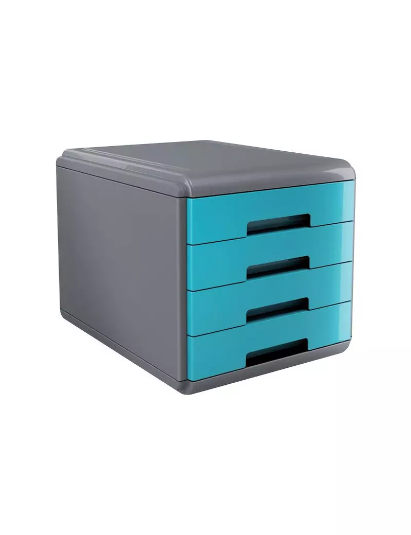 Cassettiera My Desk Arda - 29,5x38,5x28,2 cm - Turchese