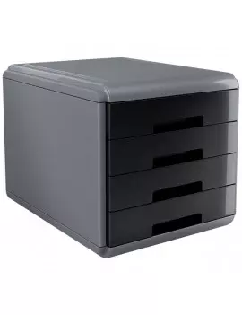 Cassettiera My Desk Arda - 29,5x38,5x28,2 cm - Nero