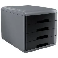 Cassettiera My Desk Arda - 29,5x38,5x28,2 cm - Nero