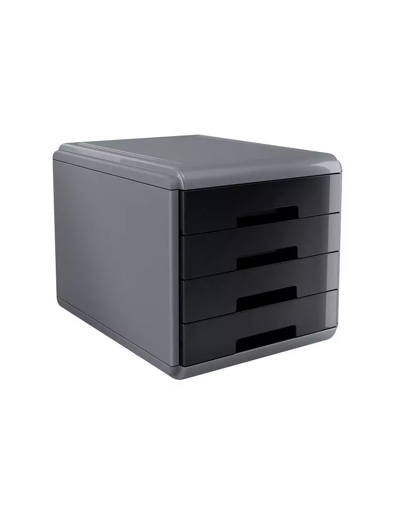 Cassettiera My Desk Arda - 29,5x38,5x28,2 cm - Nero