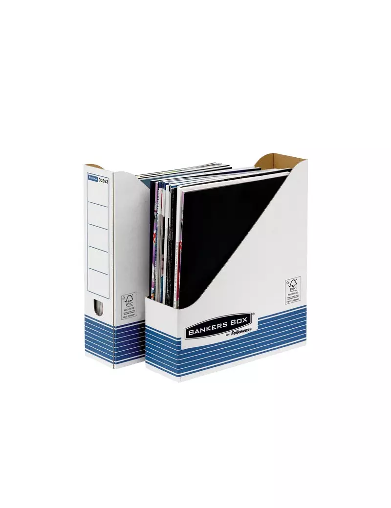 Portariviste Bankers Box System Fellowes - A4 - 31,1x7,8x25,8 cm (Conf. 10) Portariviste Bankers Box System Fellowes - A4 - 31,1x7,8x25,8 cm (Conf. 10)