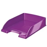Vaschetta Portacorrispondenza Leitz Plus Standard Wow Leitz - Viola Metallizzato (Conf. 5)