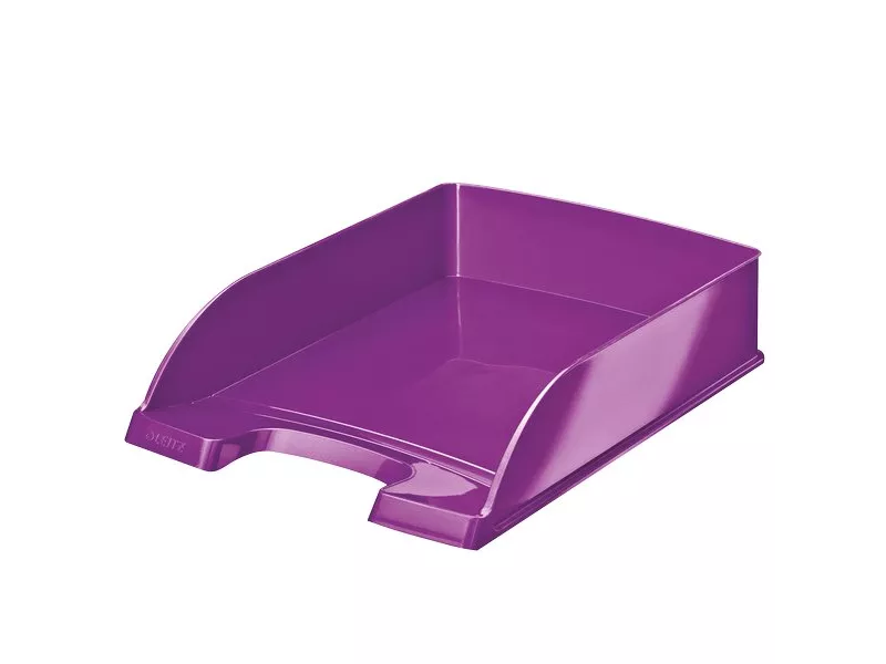 Vaschetta Portacorrispondenza Leitz Plus Standard Wow Leitz - Viola Metallizzato (Conf. 5)