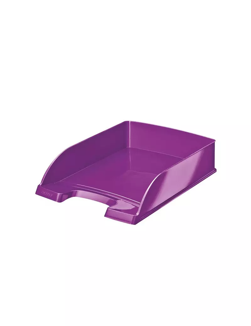 Vaschetta Portacorrispondenza Leitz Plus Standard Wow Leitz - Viola Metallizzato (Conf. 5)