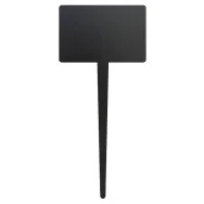 Targa con Marcatore Securit - 24,7x15 cm - Rettangolare - Nero (Conf. 5)