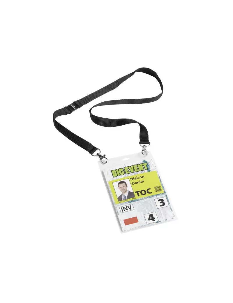 Portanome Maxi A6 Durable - con Busta A6 e Cordoncino Duo - 10,5x14,8 cm (Conf. 10) Portanome Maxi A6 Durable - con Busta A6 e Cordoncino Duo - 10,5x14,8 cm (Conf. 10)