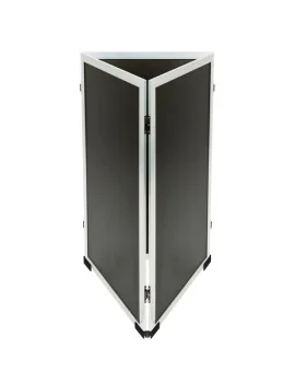 Lavagna Multiboard Securit - 125x70 cm - 125x70 cm - Nero - Argento