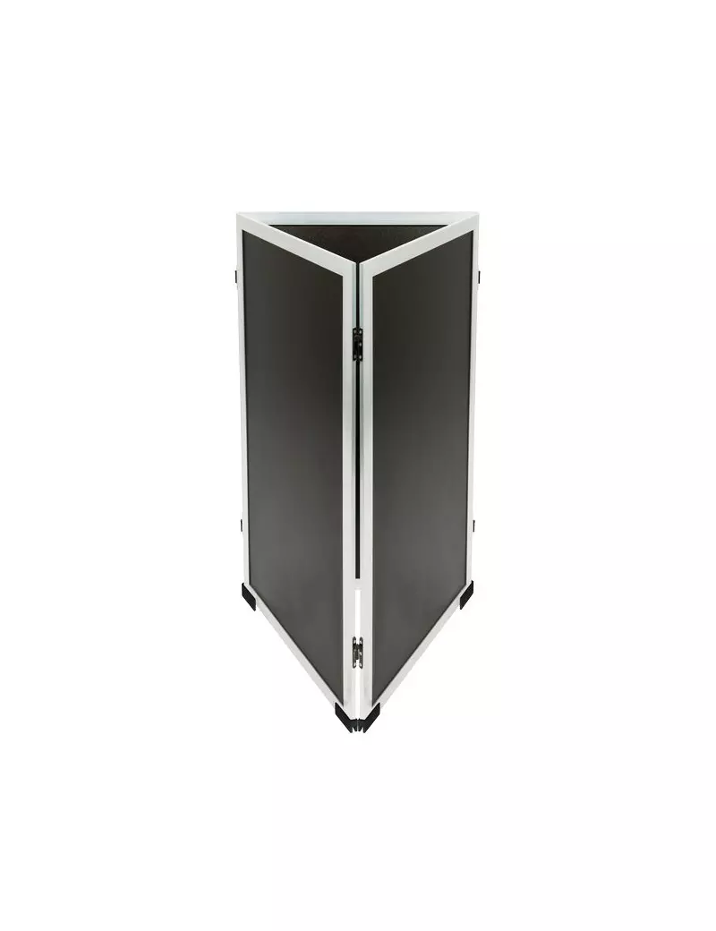 Lavagna Multiboard Securit - 125x70 cm - 125x70 cm - Nero - Argento Lavagna Multiboard Securit - 125x70 cm - 125x70 cm - Nero - Argento