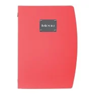 Portamenù Rio Securit - Rosso - A4