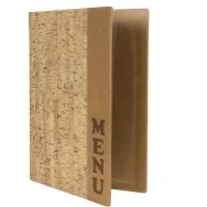 Portamenu Carta Vini Cork Securit - A4 - 1,2 cm