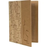 Portamenu Carta Vini Cork Securit - A4 - 1 cm