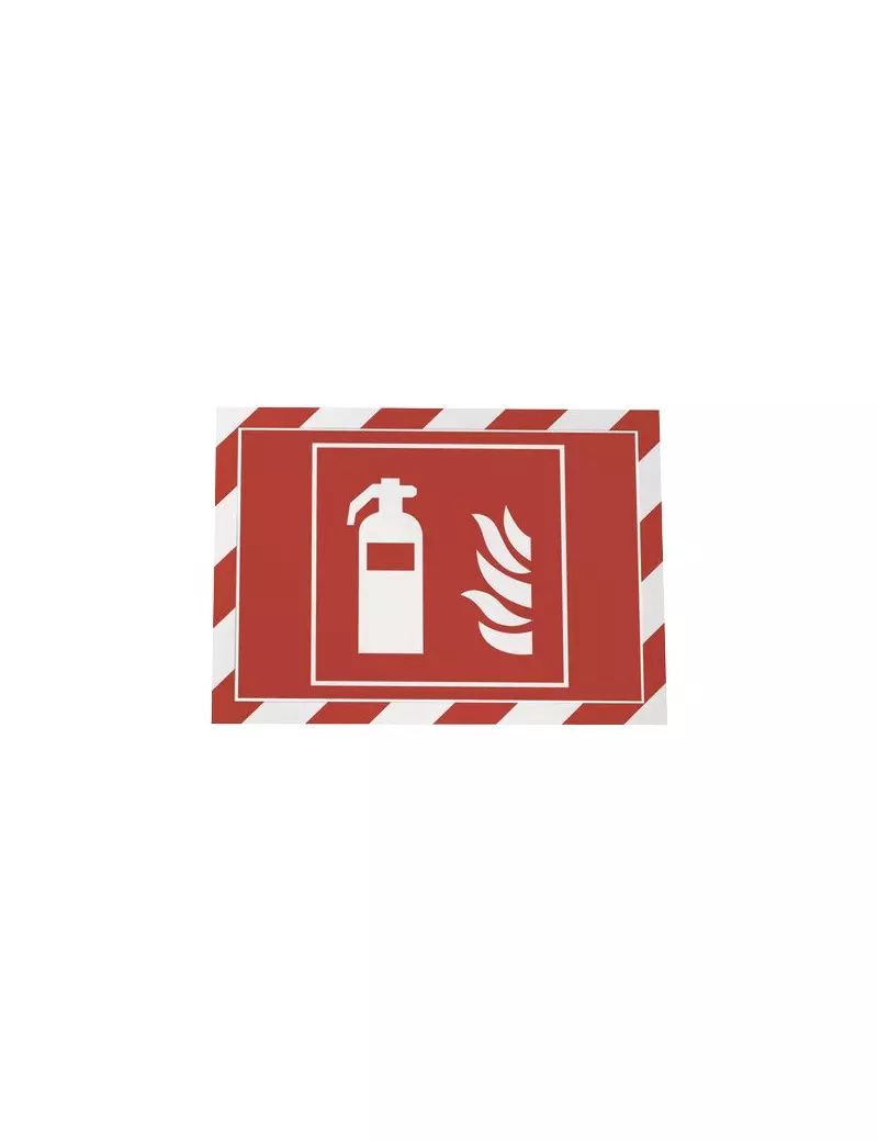 Cornice Adesiva Rosso/Bianco Durable (Conf. 2) Cornice Adesiva Rosso/Bianco Durable (Conf. 2)