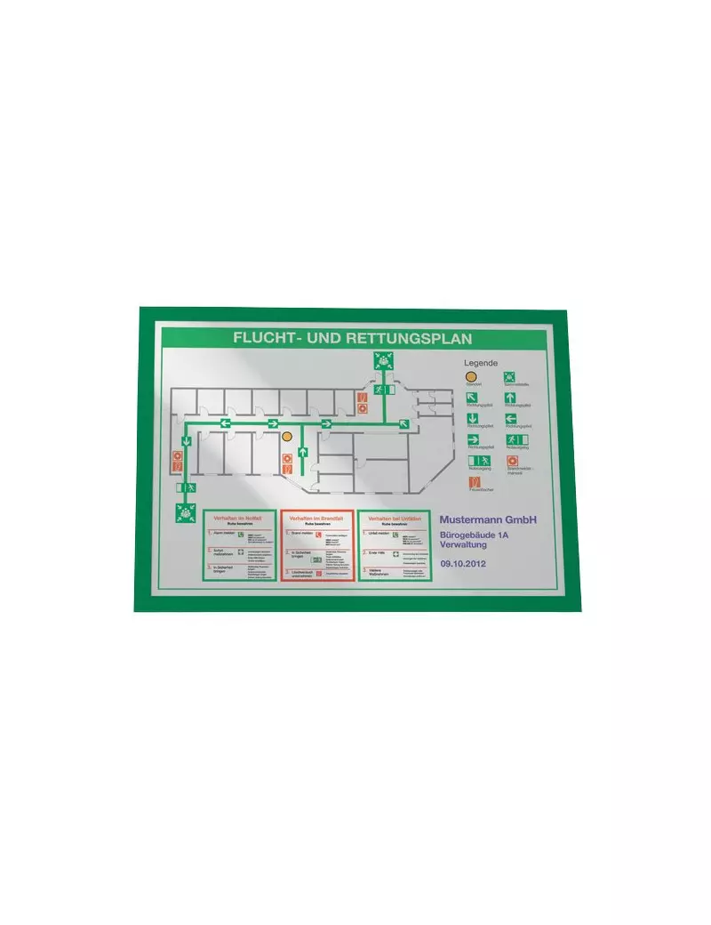 Cornice Adesiva Magaframe Durable A3 4873-05 Verde 4005546406138