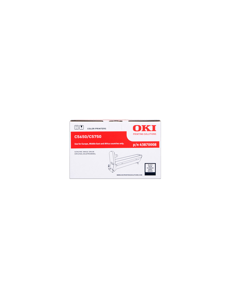 Tamburo Originale Oki 43870008 (Nero 20000 pagine) Tamburo Originale Oki 43870008 (Nero 20000 pagine)
