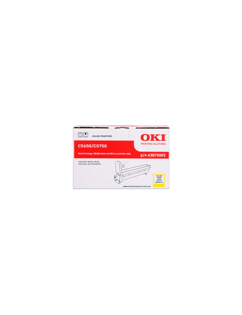 Tamburo Originale Oki 43870005 (Giallo 20000 pagine) Tamburo Originale Oki 43870005 (Giallo 20000 pagine)