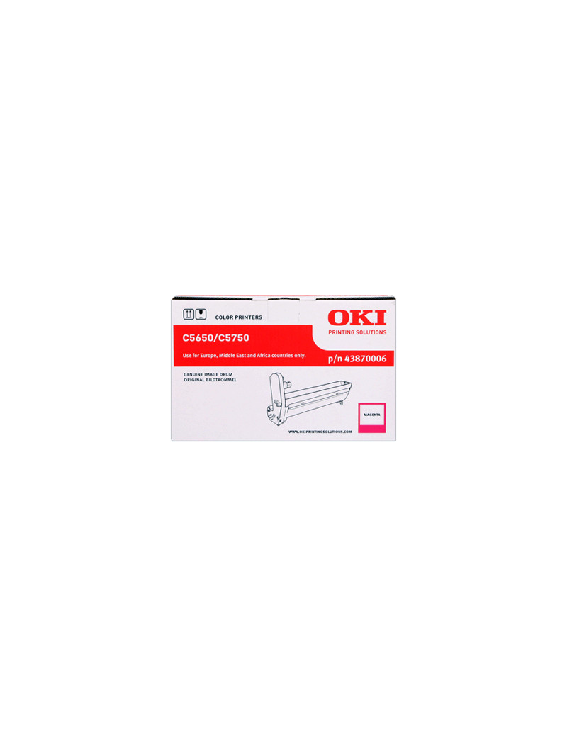 Tamburo Originale Oki 43870006 (Magenta 20000 pagine) Tamburo Originale Oki 43870006 (Magenta 20000 pagine)