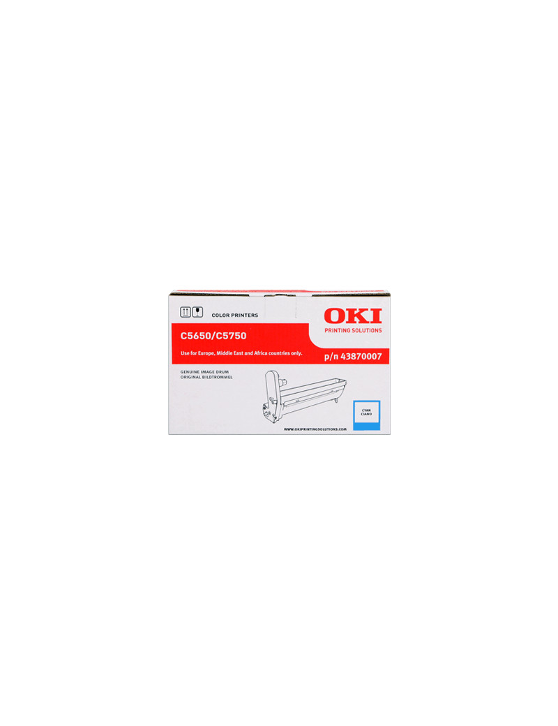 Tamburo Originale Oki 43870007 (Ciano 20000 pagine) Tamburo Originale Oki 43870007 (Ciano 20000 pagine)
