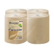 Eco Natural Lucart - Mini Jumbo - 2 Veli - H 9,8xØ 18 cm - 405 Strappi (Conf. 12)