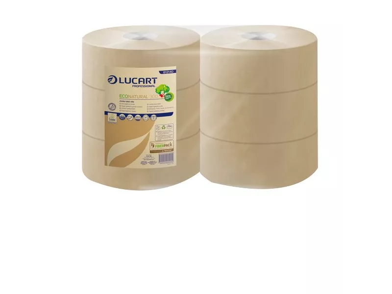 Eco Natural Lucart - Maxi Jumbo - 2 - H 9,8xØ 24,5 cm (Conf. 6) Eco Natural Lucart - Maxi Jumbo - 2 - H 9,8xØ 24,5 cm (Conf. 6)