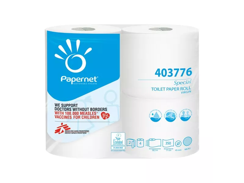 Carta Igienica Papernet - 2 Veli - 350 Strappi (Conf. 4) Carta Igienica Papernet - 2 Veli - 350 Strappi (Conf. 4)