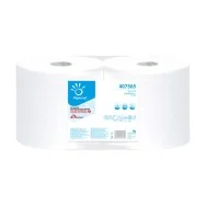 Asciugatutto Industriali in Pura Cellulosa - 2 Veli - 738 Strappi - 177 m - H 23,4 cm, Ø 25 cm - 6 cm (Conf. 2)
