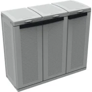 Armadio Portarifiuti Raccolta Differenziata Terry Store Age - 102x39x88,7 cm - 110 Litri