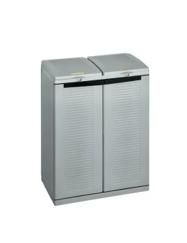 Armadio Portarifiuti Raccolta Differenziata Terry Store Age - 68x39x88,7 cm - 110 Litri