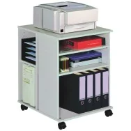 Mobiletto Multifunzione Aperto Durable - 52,8x74,8x59,2 cm - Grigio