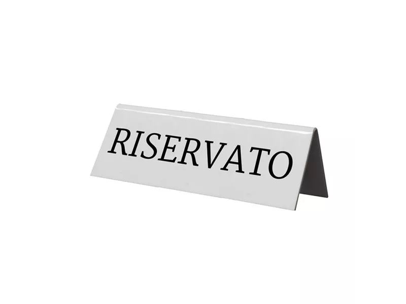 Set Segnaposto Riservato Securit (Conf. 5)