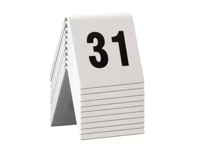 Segnaposto Set da n° 31 a n° 40 Securit (Conf. 10) Segnaposto Set da n° 31 a n° 40 Securit (Conf. 10)